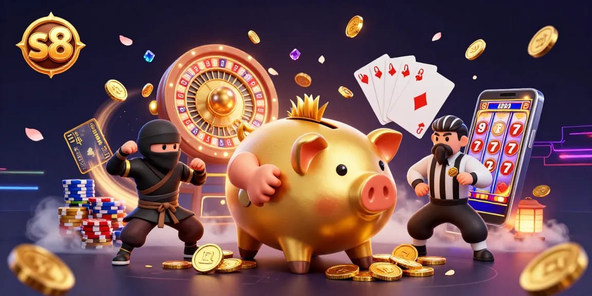 Spin the reels with s8's engaging slot games, featuring vibrant animations and rich rewards.