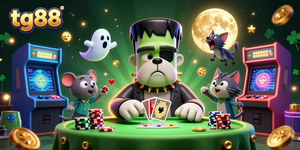 Experience thrilling gameplay at tg88 with vibrant characters and casino-themed elements.