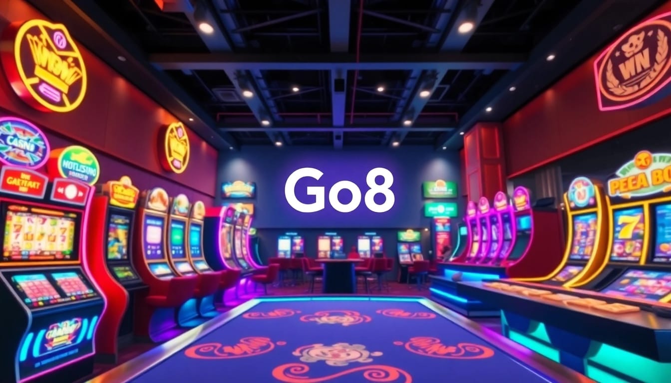 Exciting online gaming experience at Go8 featuring diverse casino options.