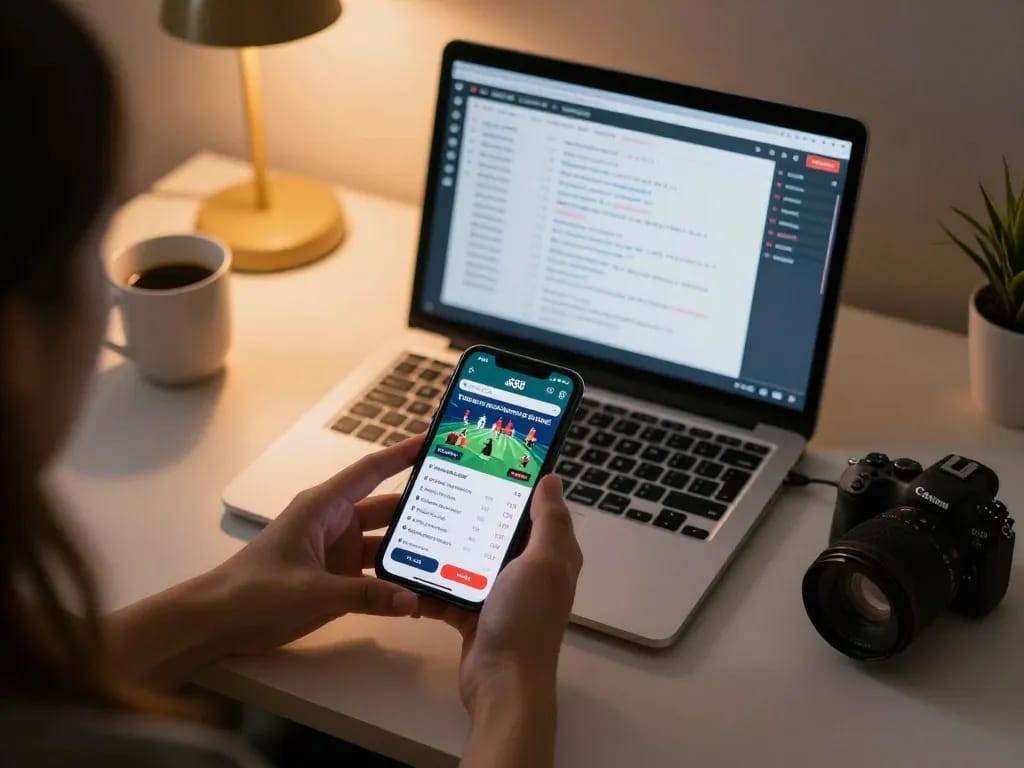 Engaging smartphone betting interface on Trang chủ open88 for live sports action and strategic gameplay