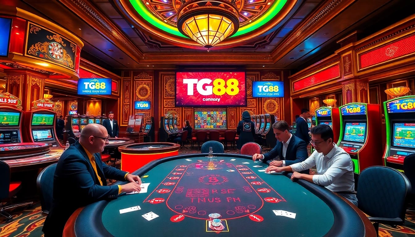 Experience thrilling gameplay at https://tg88-casino.com/ with vibrant casino elements.