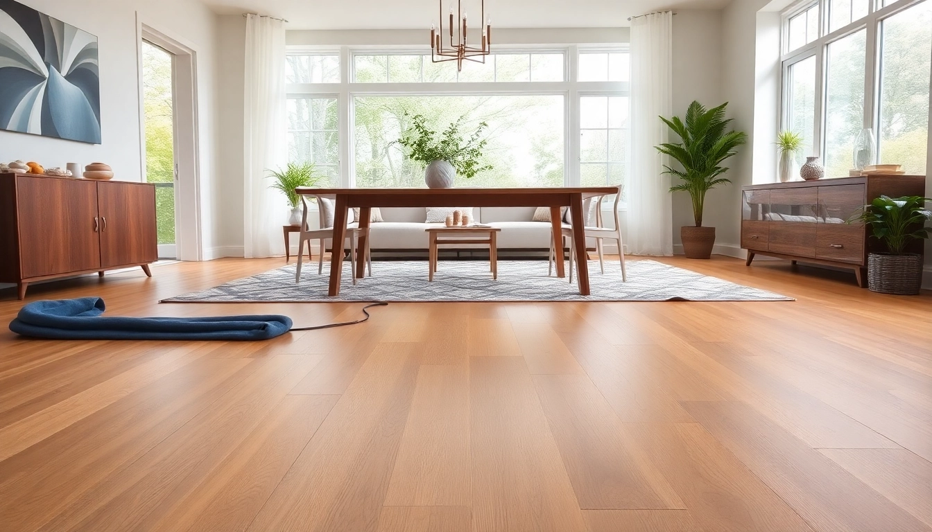 Explore chicago flooring options in a modern living space with elegant décor and natural light.
