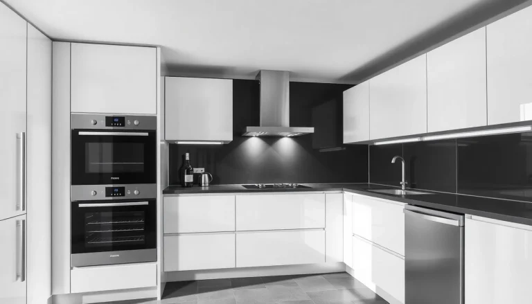 Explore high-quality уреди за вграждане that blend functionality with style in a contemporary kitchen setting.