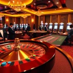 Win big at https://rr88it.com/ with an exciting casino scene featuring roulette and poker tables.
