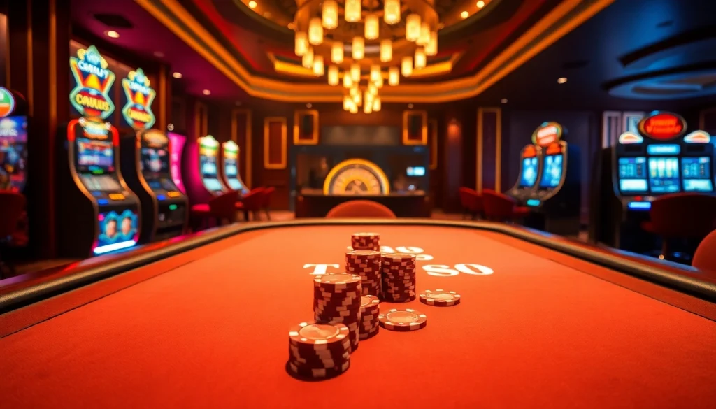 Experience the thrill of high-stakes play at red88 vip with luxurious poker settings and vibrant casino visuals.