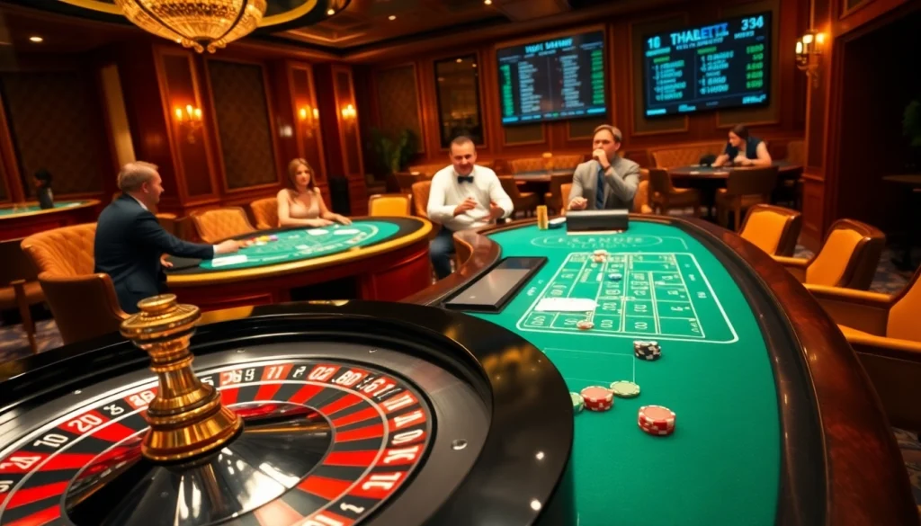 Experience the excitement of roulette chips and poker tables at https://thabet.vegas/ casino.