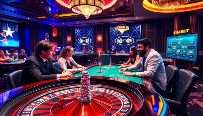 Experience thrilling wins at Tha bet with vibrant casino games and engaging players.