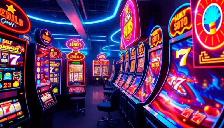 Kode4d link showcasing vibrant online gaming environment with thrilling slot games in action