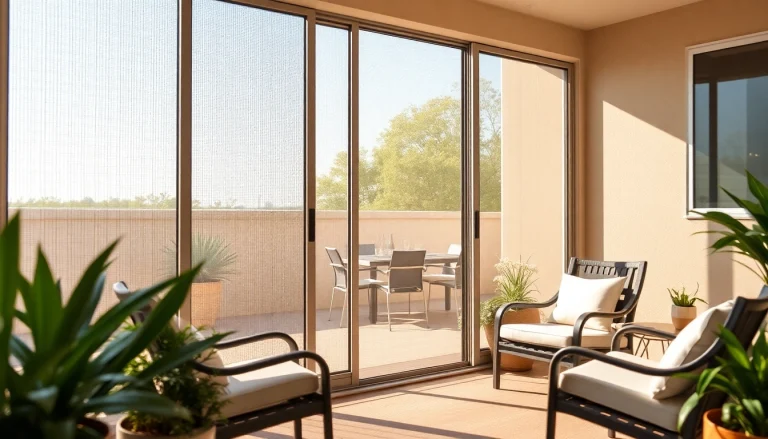 Install a stylish fly screen for patio doors to keep bugs out while enjoying fresh air.