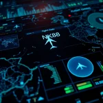 Live flight tracking interface for NK88 showcasing modern technology and data accuracy.