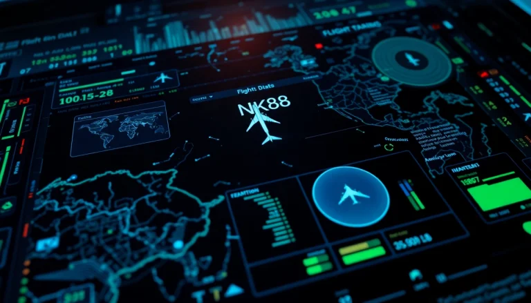 Live flight tracking interface for NK88 showcasing modern technology and data accuracy.