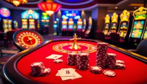 Experience thrilling gameplay with link vào ww88 at a vibrant casino setting.