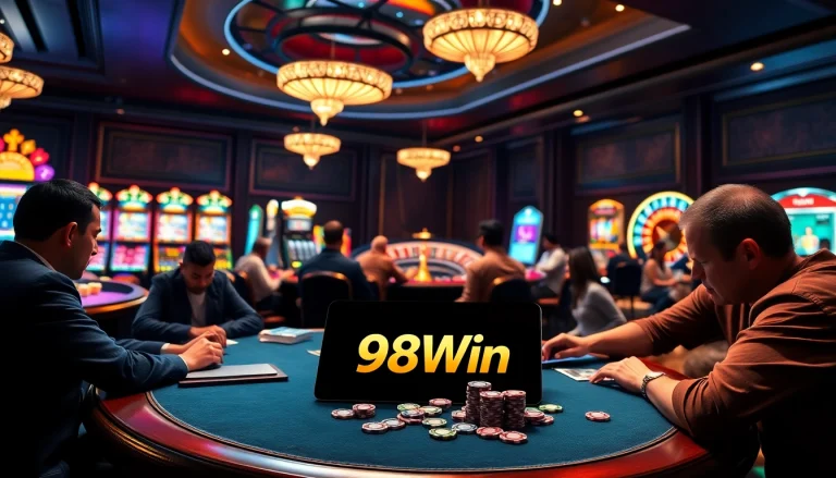 Experience the excitement of 98Win with vibrant casino games and interactive betting.