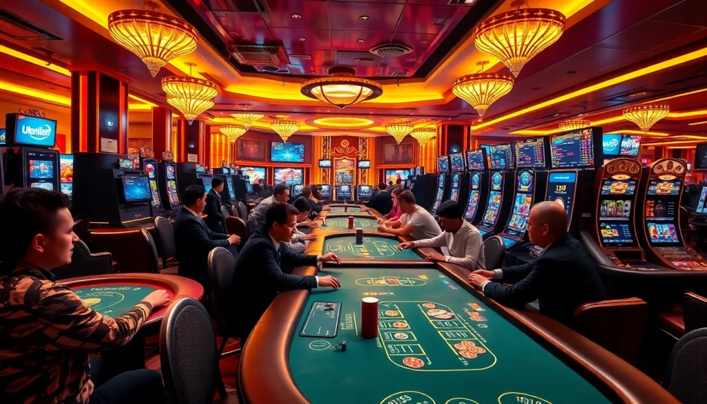 Experience thrilling gaming excitement at https://new88pm.com/ with diverse players and vibrant scenes.