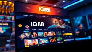 Explore the IQ88 online gaming platform showcasing vibrant betting options and user-friendly design.