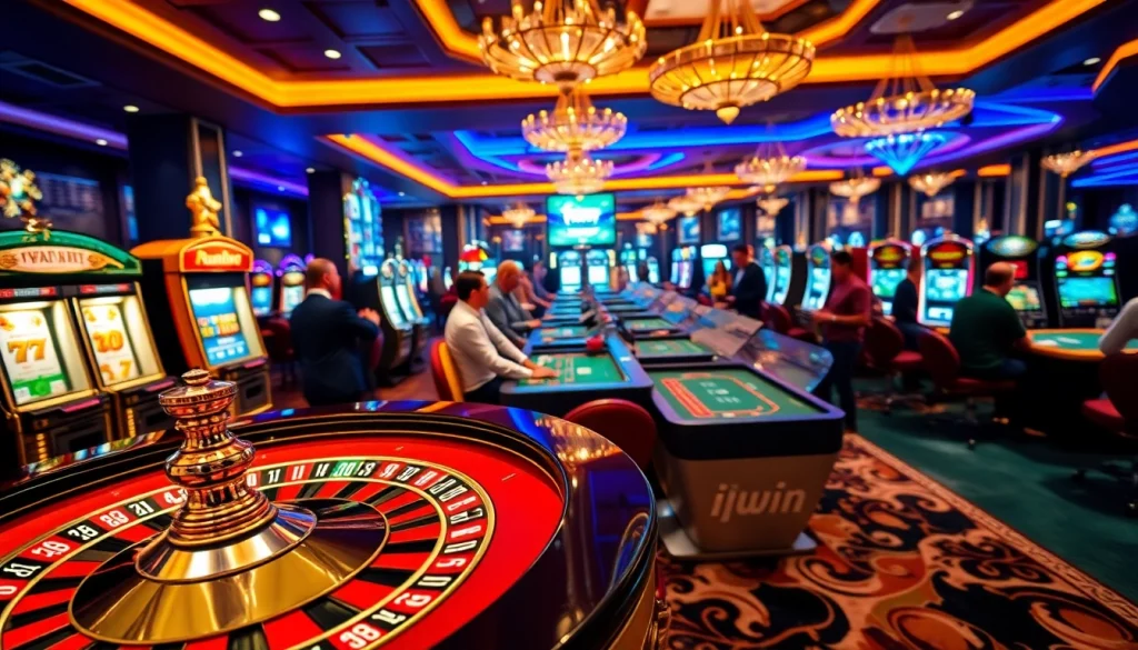 Experience the excitement of iwin at a thrilling casino filled with vibrant games and rich ambiance.