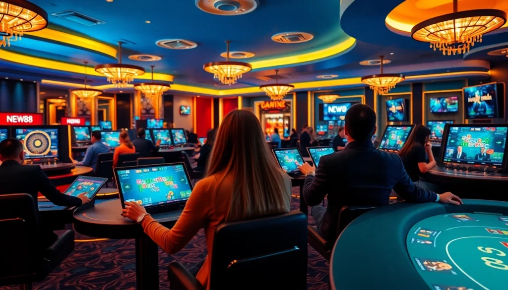 Engaging online gambling experience at new88go.com with vibrant games and live dealers.