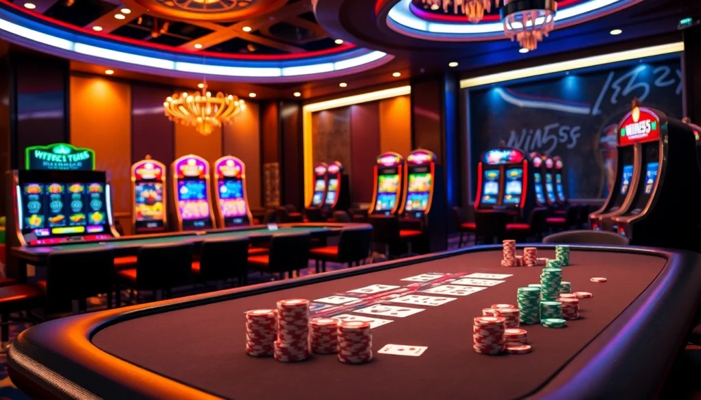Experience the excitement of online gambling with win55 nhận 55k in a luxurious casino atmosphere.
