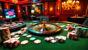 Players enjoying a thrilling roulette game at ZT9398.NET, showcasing lively casino elements and winning excitement.