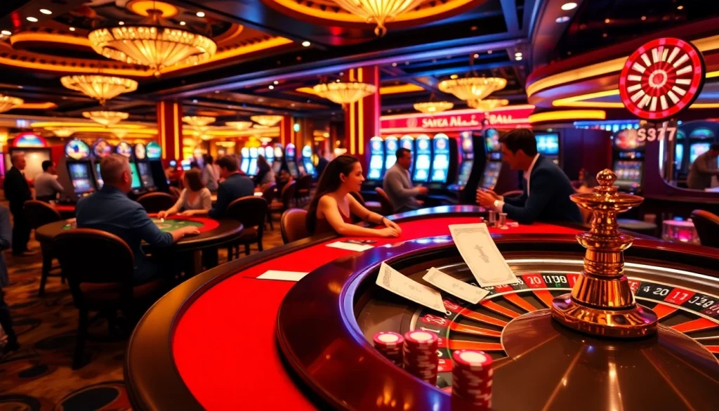 Gamblers strategizing at a lively casino table with 88i poker chips in focus.
