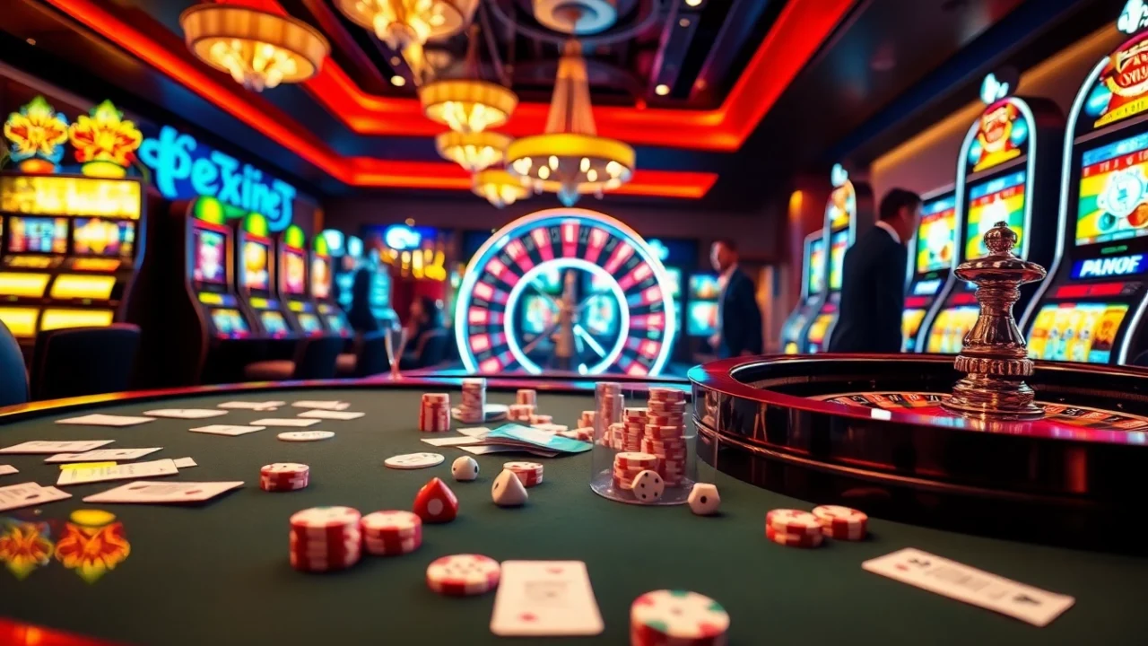 Experience the thrill of gambling at gg88.com with vibrant casino tables and exciting games.
