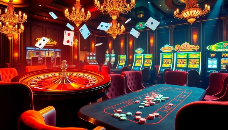Experience thrilling poker action at 789club's luxurious gaming table set in a vibrant casino.