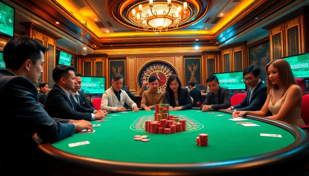 Experience high-stakes excitement at RR88, with beautiful poker games and thrilling casino action.