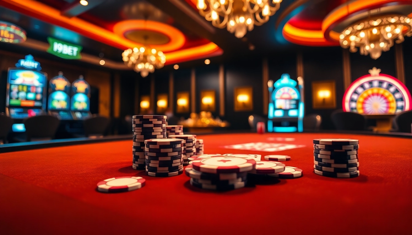 Experience thrilling poker action and luxury with i9bet's professional gaming atmosphere.