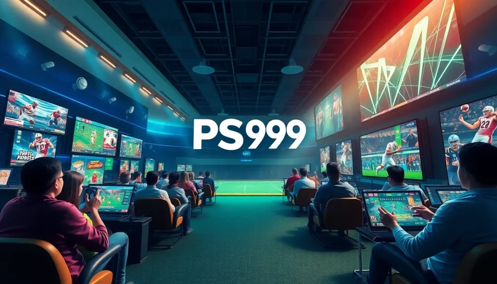 Exciting PS99 online gaming platform showcasing diverse betting options and vibrant sports visuals.