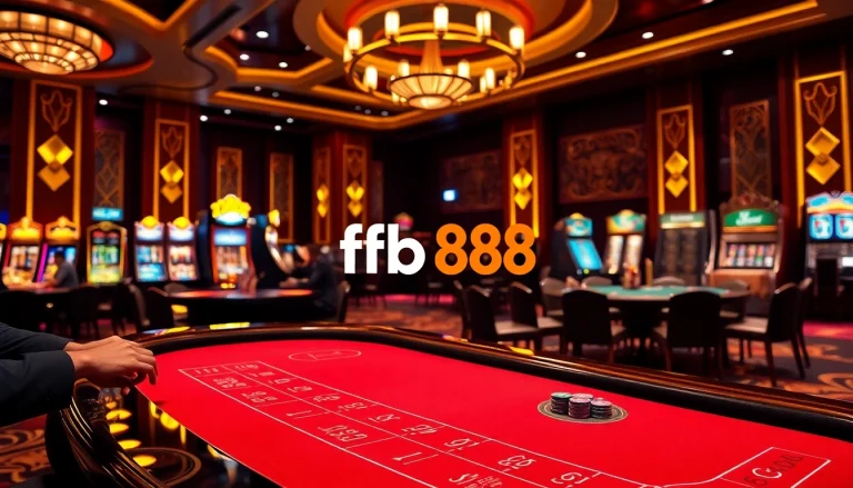 Experience high-stakes excitement at Fb88's vibrant casino tables full of action.
