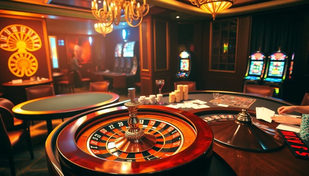 Experience the excitement of gambling at OK9 with vibrant casino visuals and dynamic games.