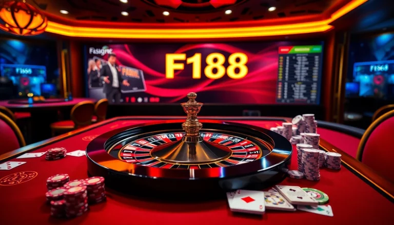 Experience excitement at F168 by playing your favorite casino games and placing bets.