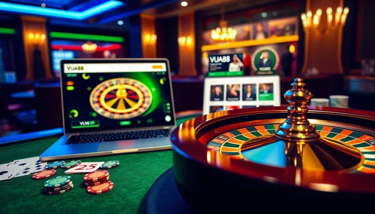 Experience the thrill of betting at VUA88 with exciting casino games and interfaces.