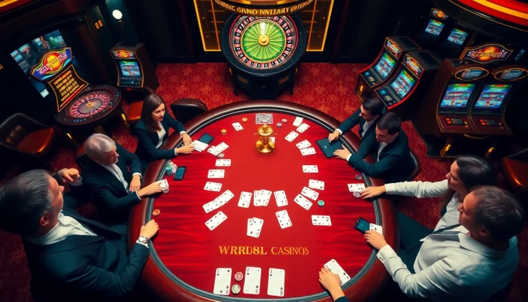 Experience the thrill of gambling at https://rr88.navy/ with vibrant casino tables and lively players.