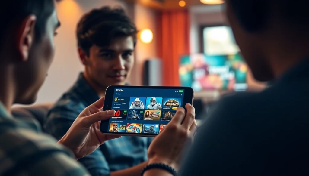 56WIN online betting platform interface with engaging gaming options