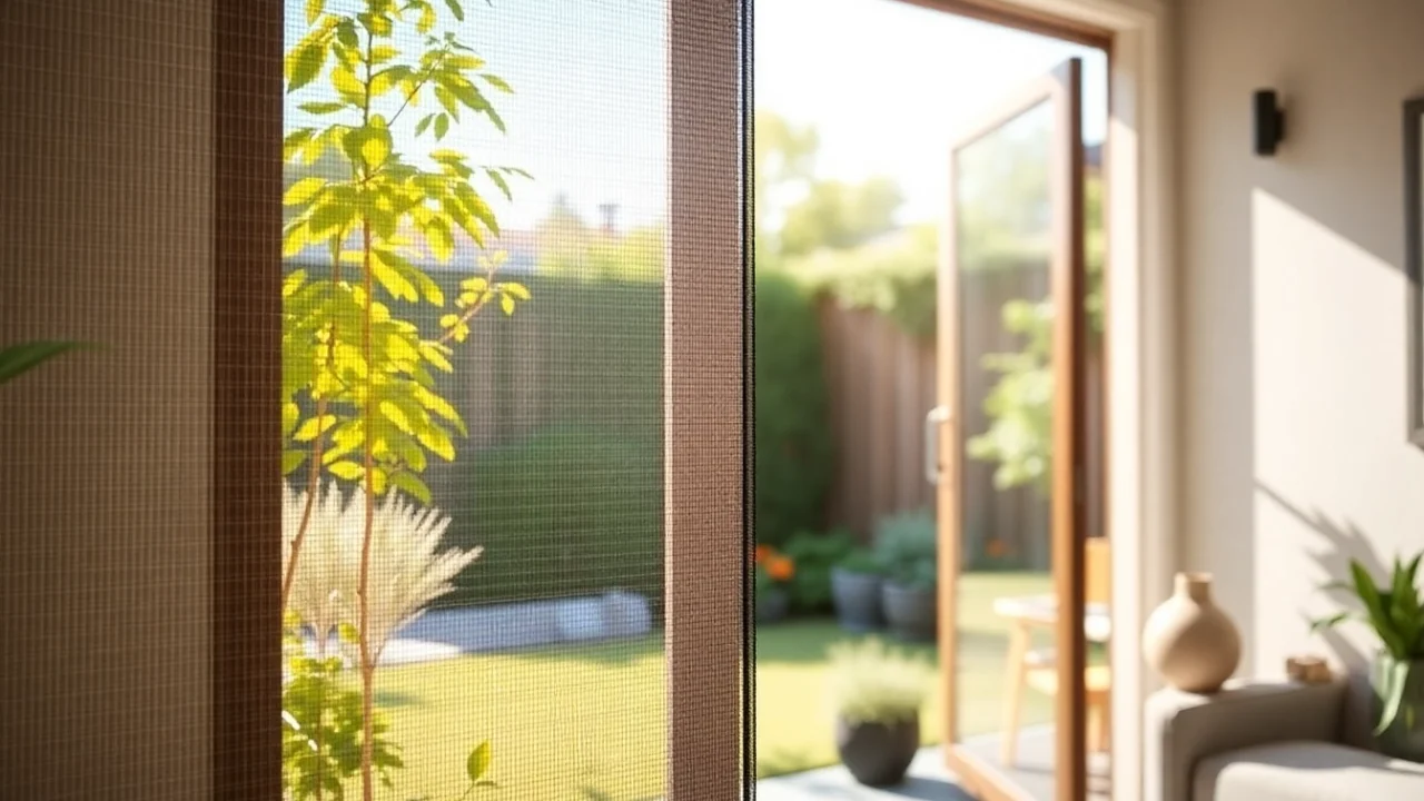 Flyscreenmaxx enhances indoor comfort with transparent flyscreens blending seamlessly into home decor.