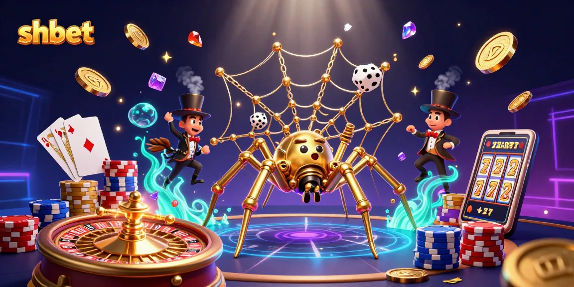 Engage with exciting games at shbet with a vibrant 3D casino scene showcasing fortune and fun.